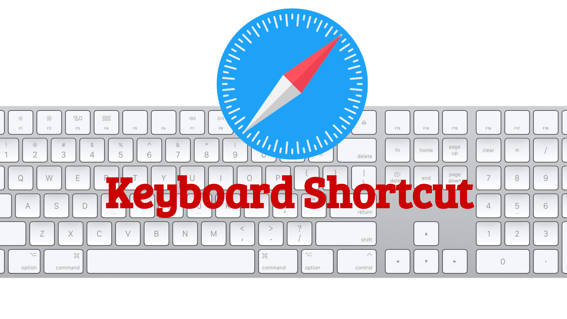 shortcut key for control end on mac